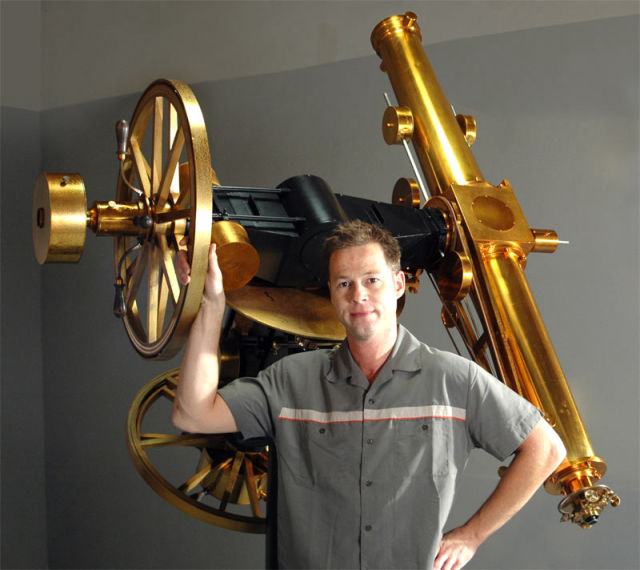 Joachim Jendersie vor Äquatorial